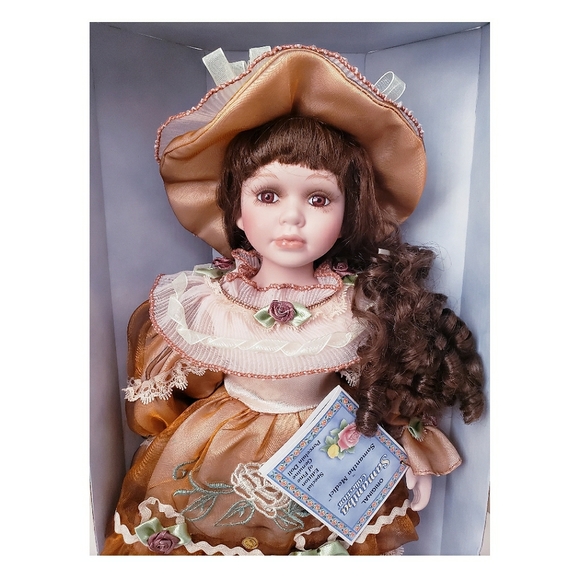 Other - SAMANTHA MEDICI 2005 16" FINE PORCELAIN DOLL LIMITED EDITION WITH COA NEW IN BOX